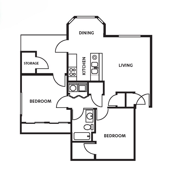 Floorplan - Castlebar Apartments