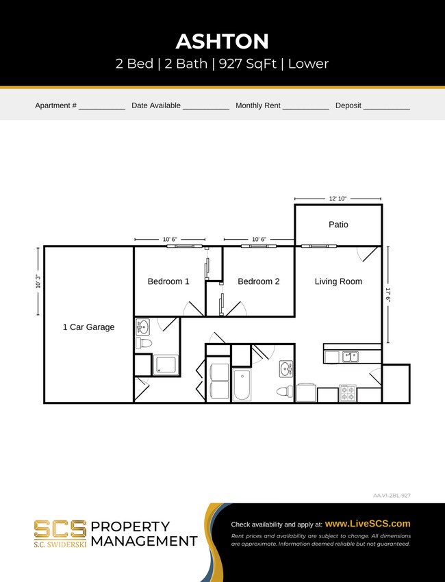 Floorplan - SCS Shawano Apartment Community