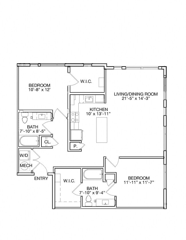 Floorplan - Ainsley at the Collective