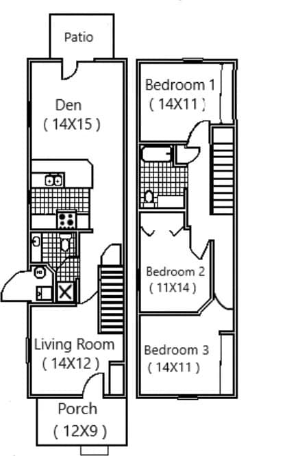 Floorplan - University Village Student Housing