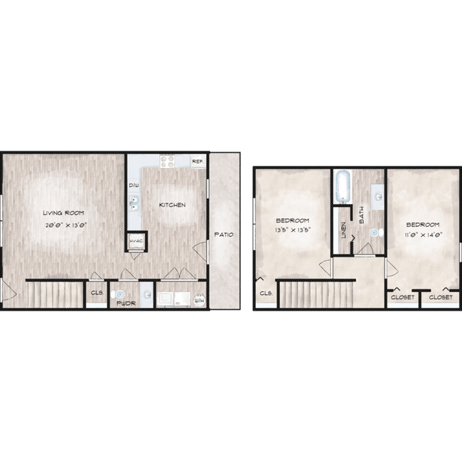 2x2_Dogwood_Platinum_1179_SqFt_FP_9211.png - Belmont Heights Apartments & Townhomes