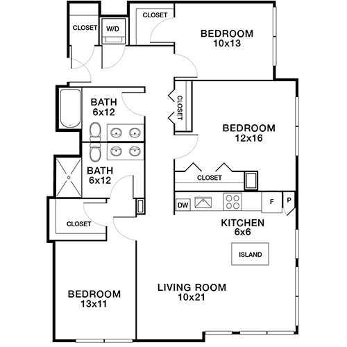 Floorplan - Indigo Apartments