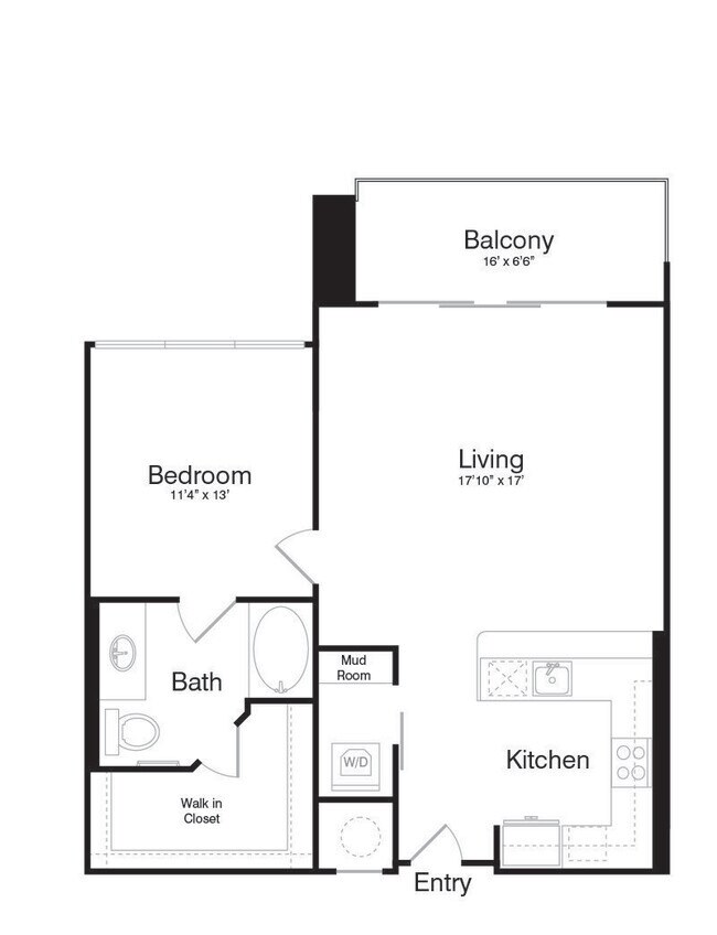 Floorplan - The Katy at Victory Park