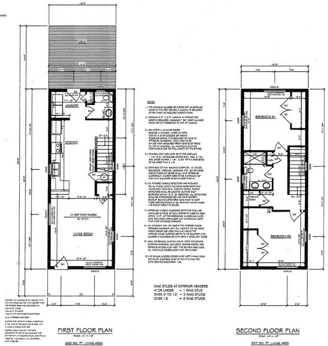 floor plans - 409 W Maple St