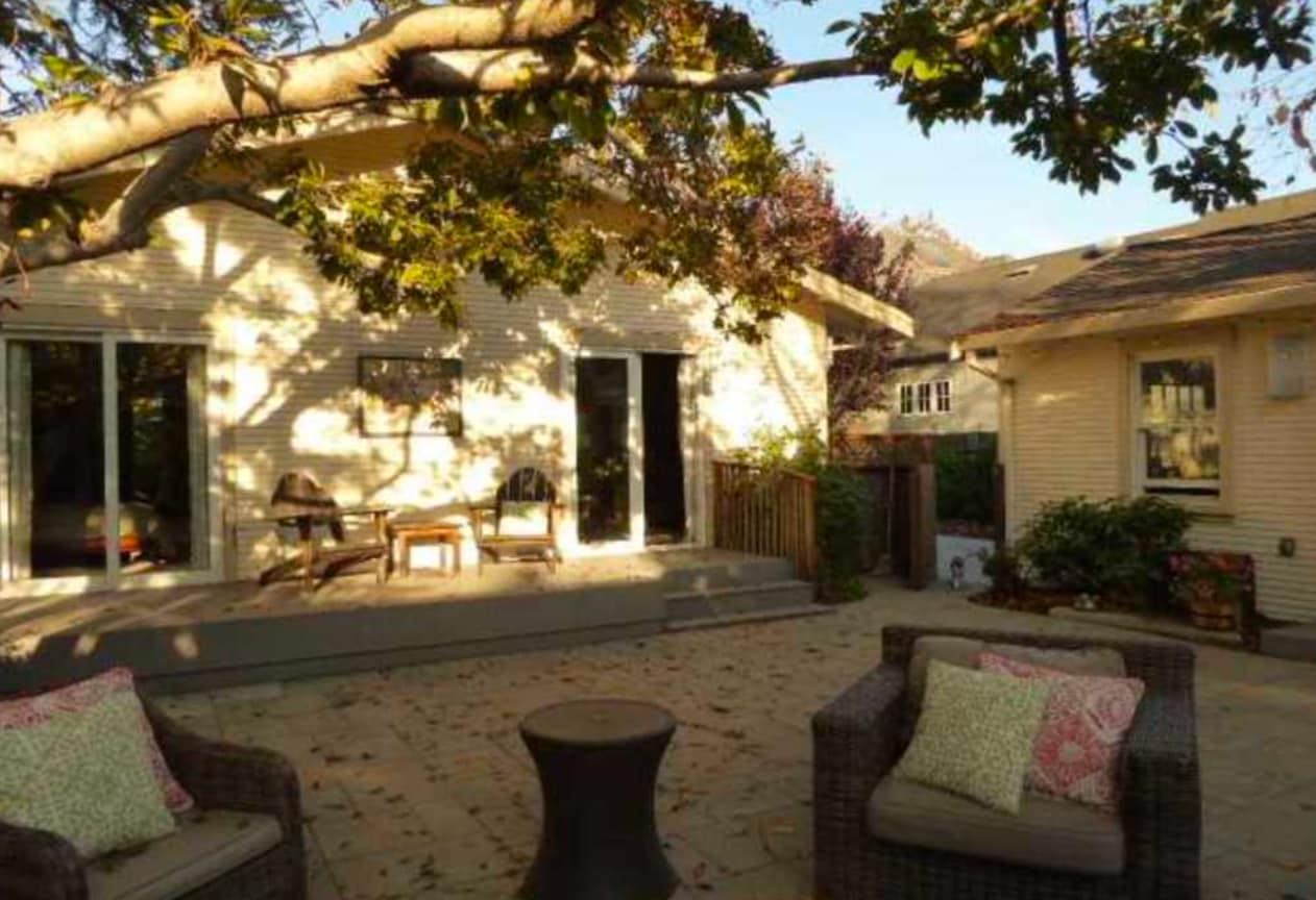 sunny backyard - 1447 Laguna Ave