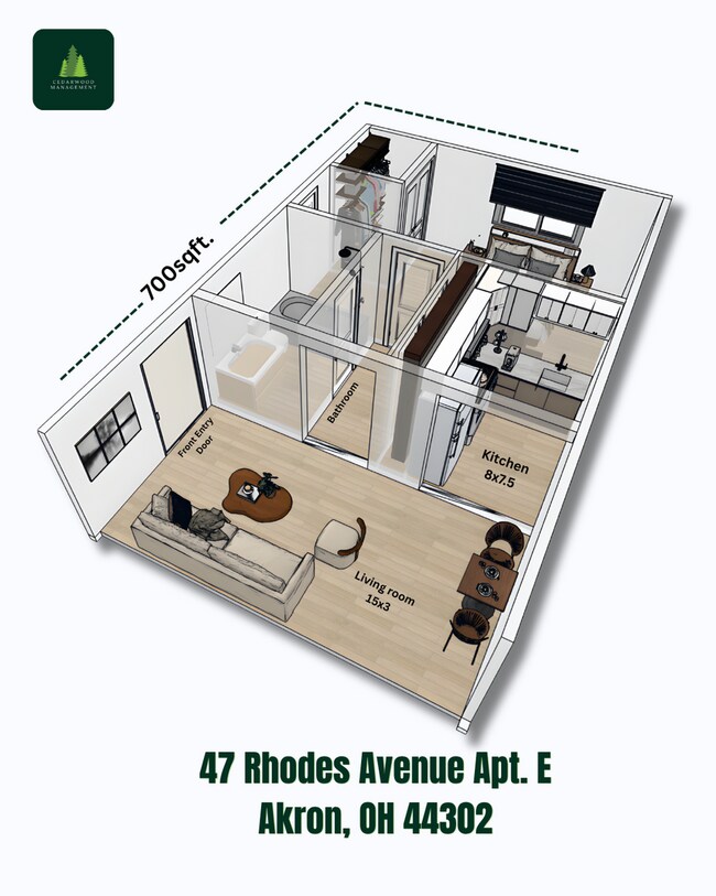 Building Photo - Simple and comfortable 1 Bedroom 1 Bathroom at Rhodes Avenue!