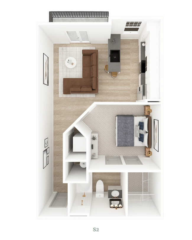 Floorplan - District on the Etowah Apartments