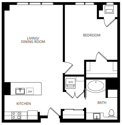 Floorplan - Gatsby Apartments