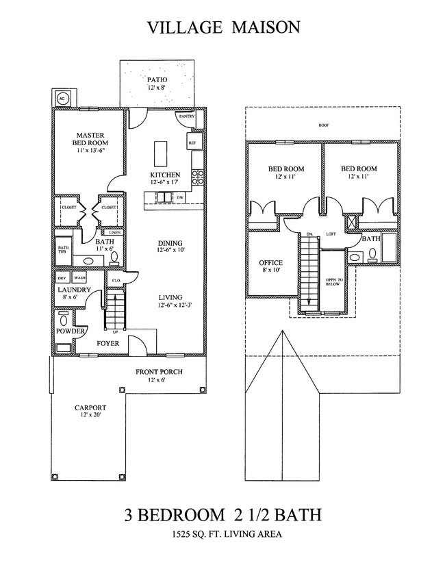 Floorplan - Village Maison Townhomes