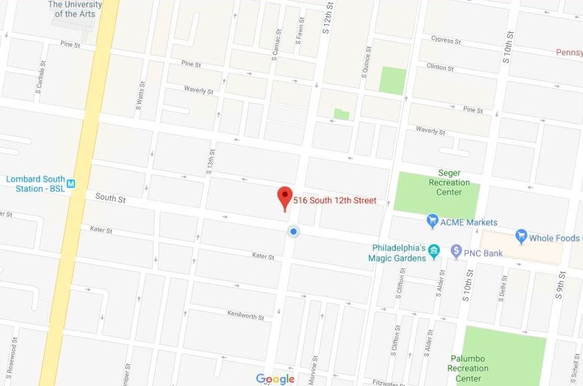 This is truly an excellent Center City location! - 516 S 12th St