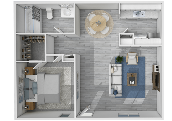 Floorplan - The Mirage Apartments