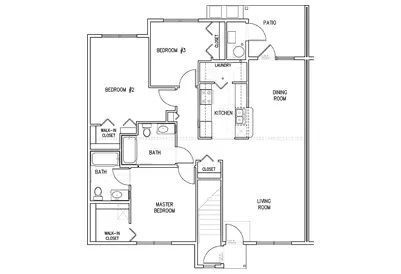 Floorplan - Douglas Oakridge Apartments