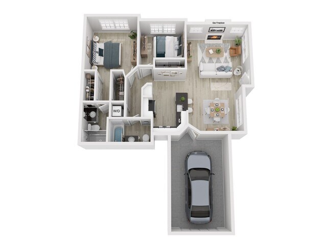 Floorplan - Bradley Park Apartments