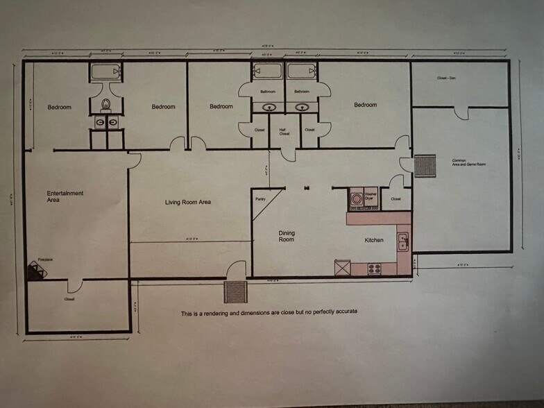 Blueprint of House - 106 Mayrant St