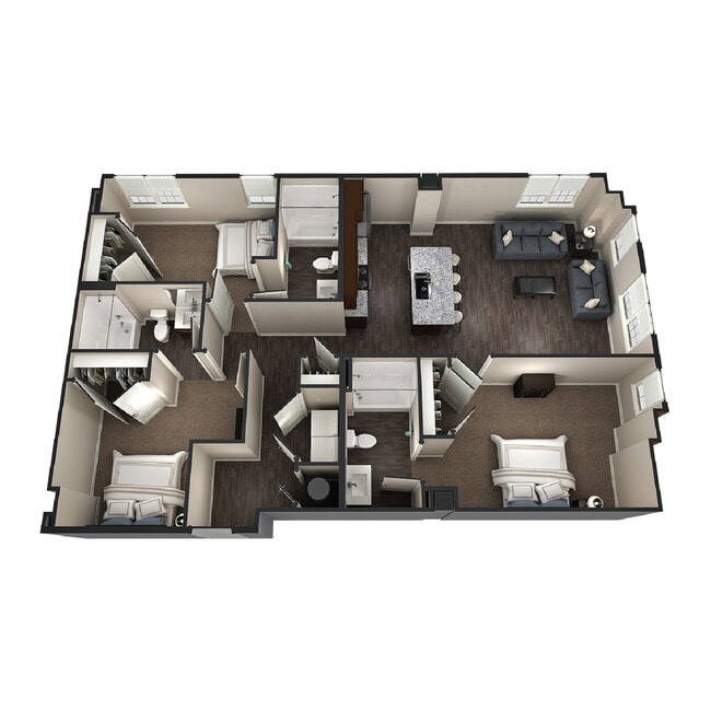 3BR/3BA - Saratoga - Element Communities Downtown Columbia - Hi...