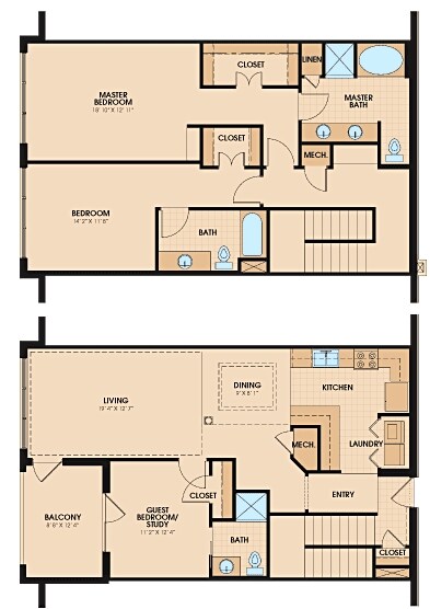 3BR/3BA - River Dance Condo