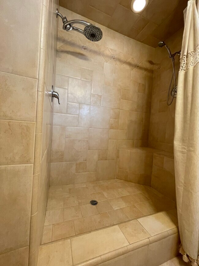 Master. shower, inset shelves, seat - 23437 Vanowen St