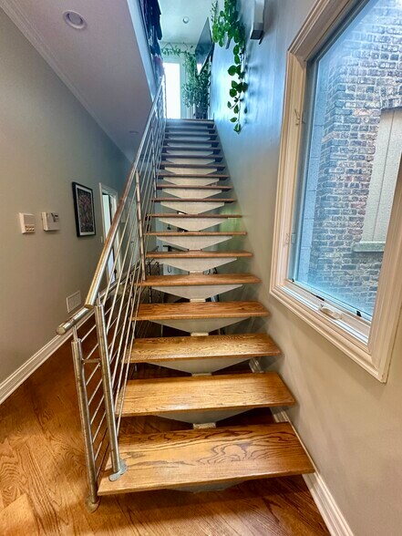 stairs to 2nd floor - 2651 W Haddon Ave