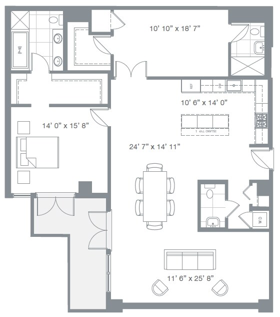 2BR/2.5BA - Watermark Condos