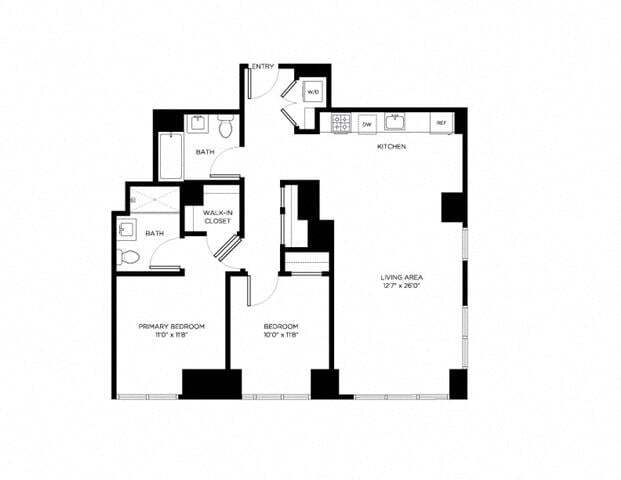 Floorplan - Third at Bankside