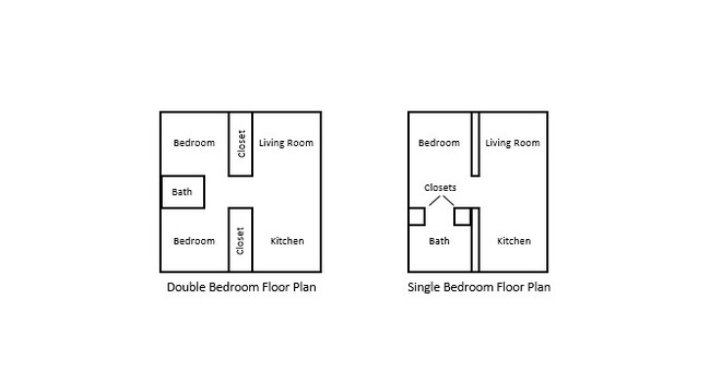 Floor Plans for Apartments - West Ridge Towers