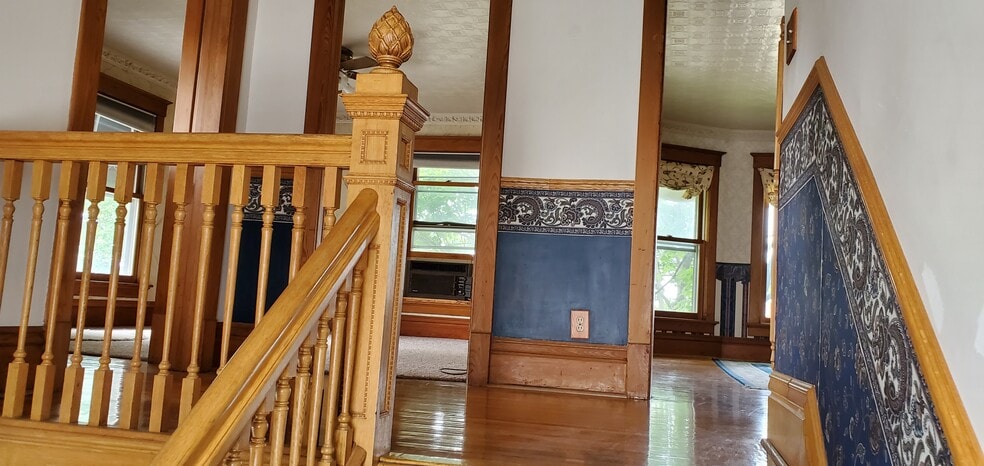 Top of Stairs to Second Floor - 204 Crawford Ave