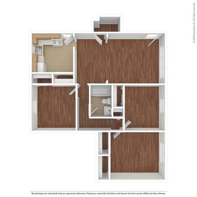 Floorplan - Landmark at Gayton Apartments