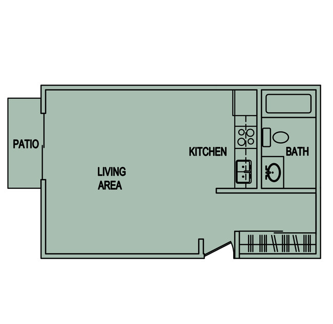 Floorplan - Hillside Village Apartments