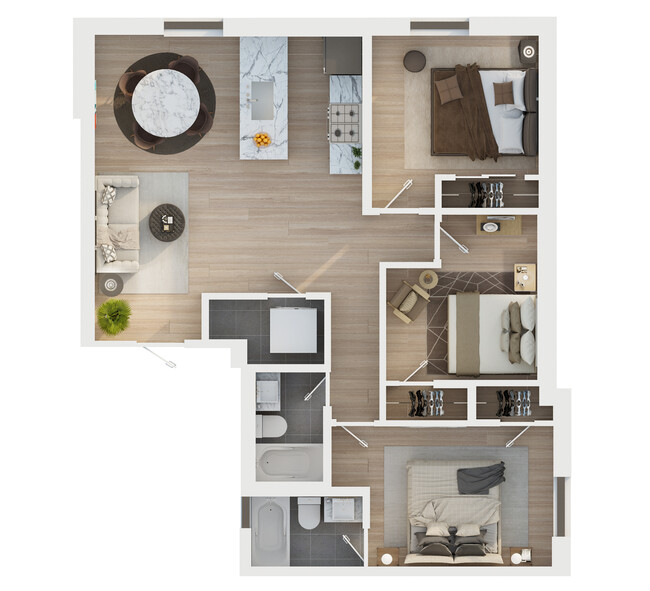 Floorplan - Colonial Flats