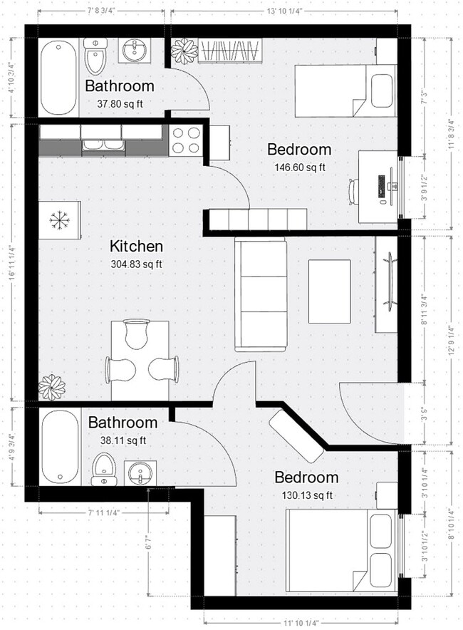 Floorplan - Campus Edge at SRU