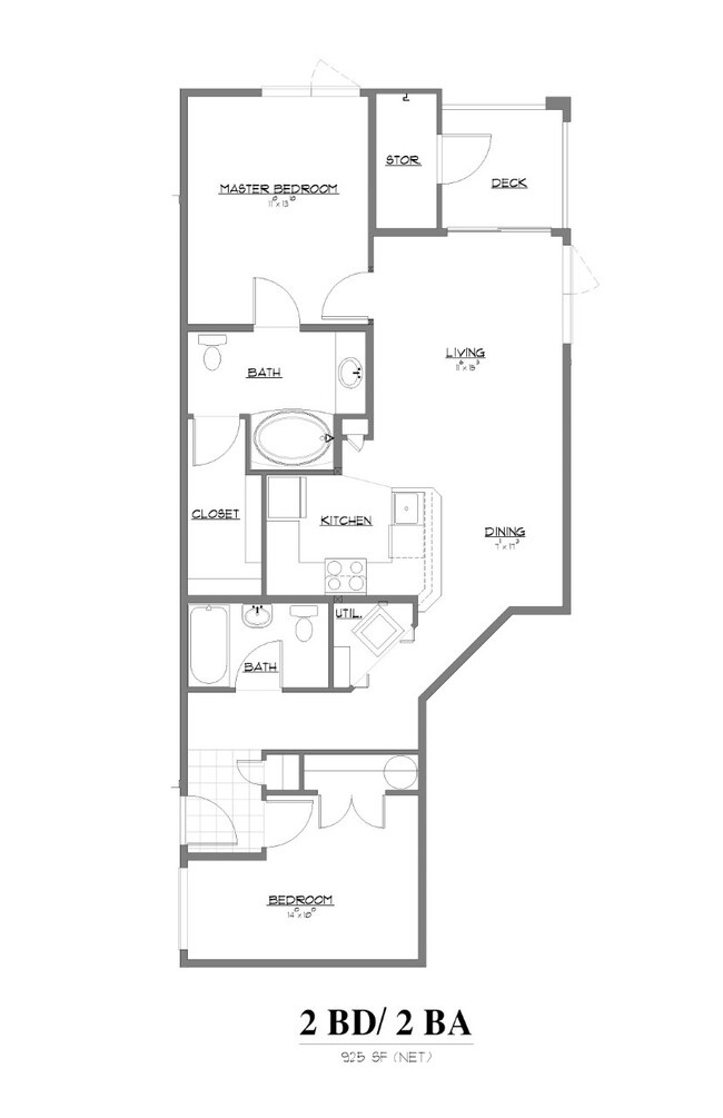 Floorplan - Crossroads on Crosby