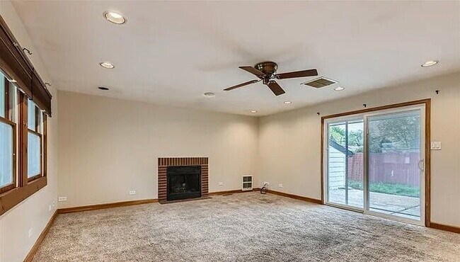 Back Door Corridor W Wood Fireplace - 7100 Birch St
