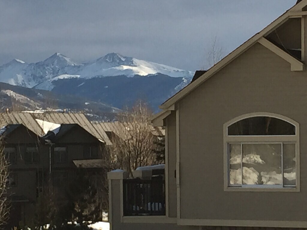 zoomed in view of mountains from deck - 103 Morningstar Cir