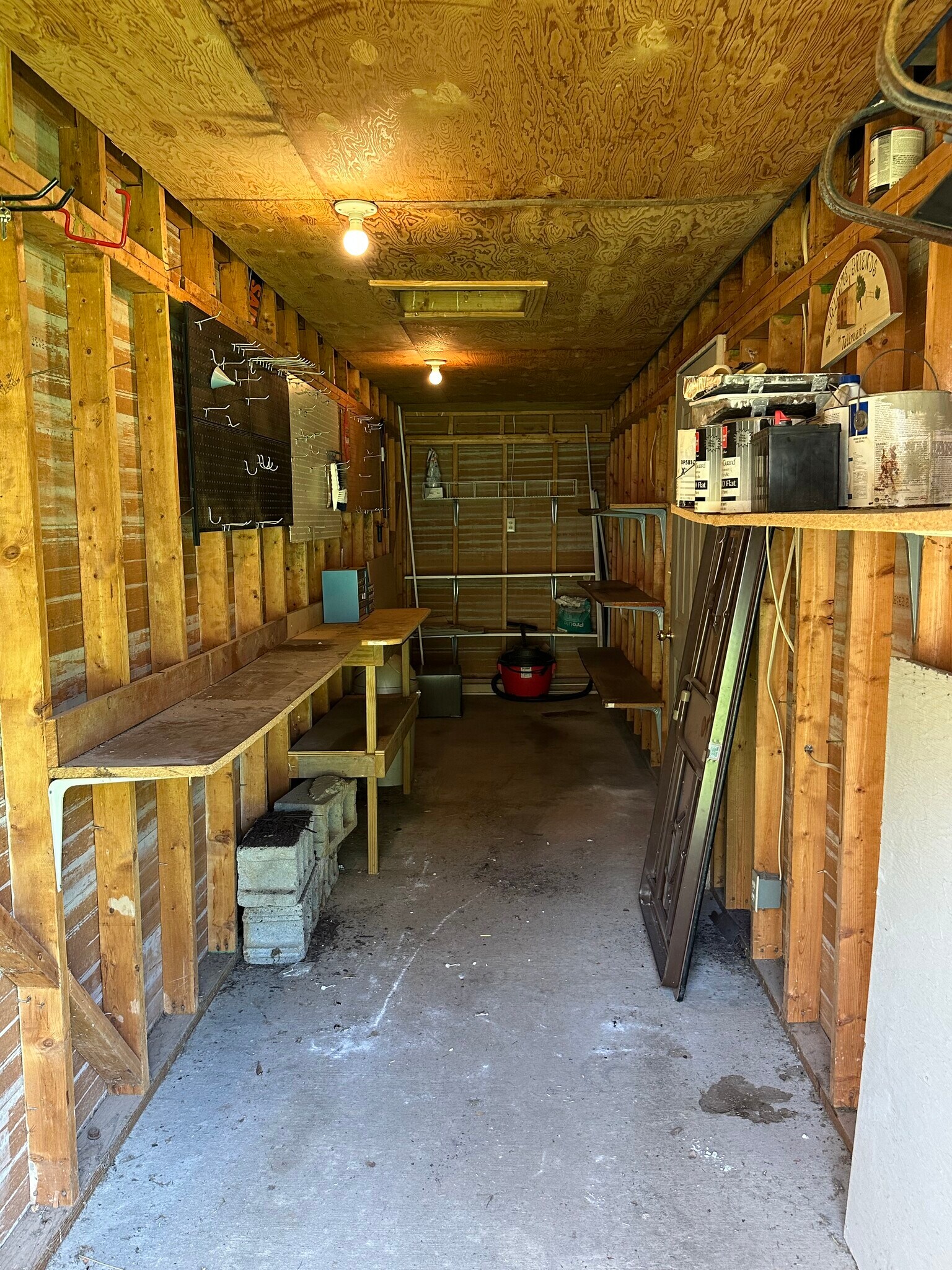 Storage space off the carport for tenant's use. - 9 Garden Ln
