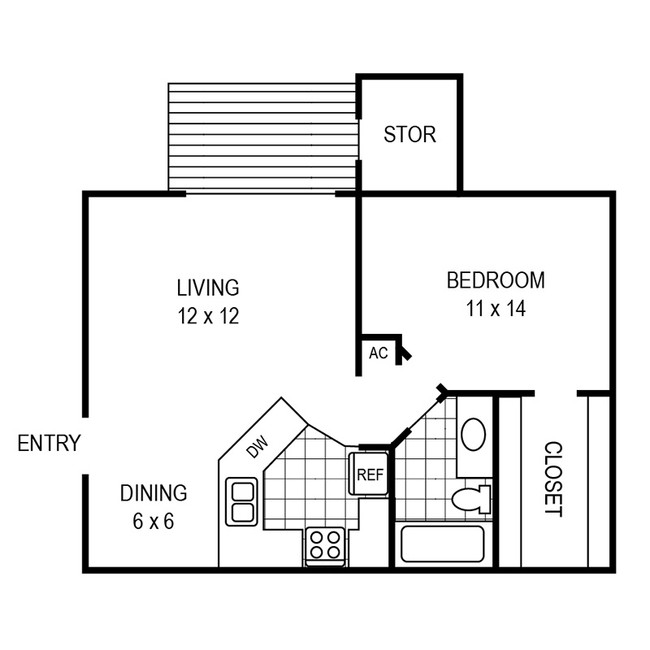 Floorplan - Greenbrier Park Apartments