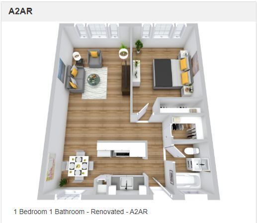 1X1 A2AR - Grand at Rockridge (FKA Pleasant Valley Apts)