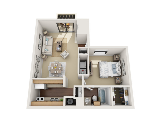 Floorplan - Living Oaks Apartments