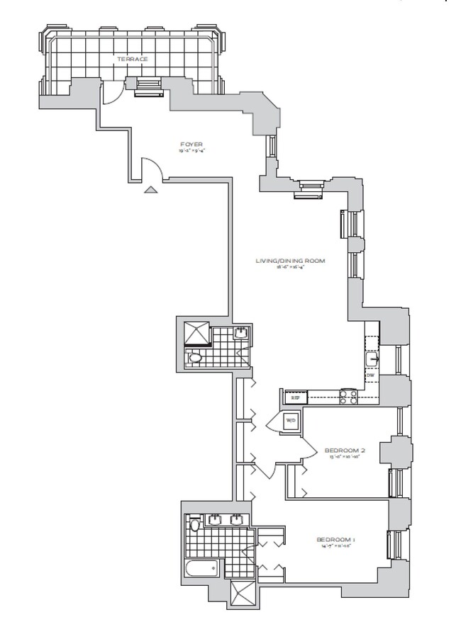 Floorplan - 70 Pine Apartments