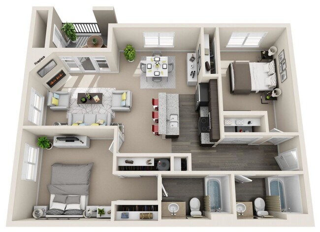 Building Photo - JUST REDUCED! Stunning 2 Bed / 2 Bath with...