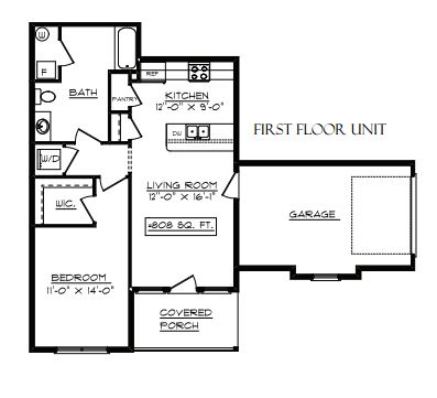 Floorplan - The Courtyards @ Prairie Fields