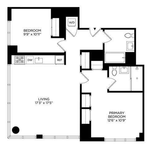 Floorplan - Lincoln at Bankside