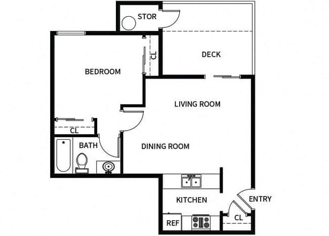 Floorplan - Hilltop Commons Apartments