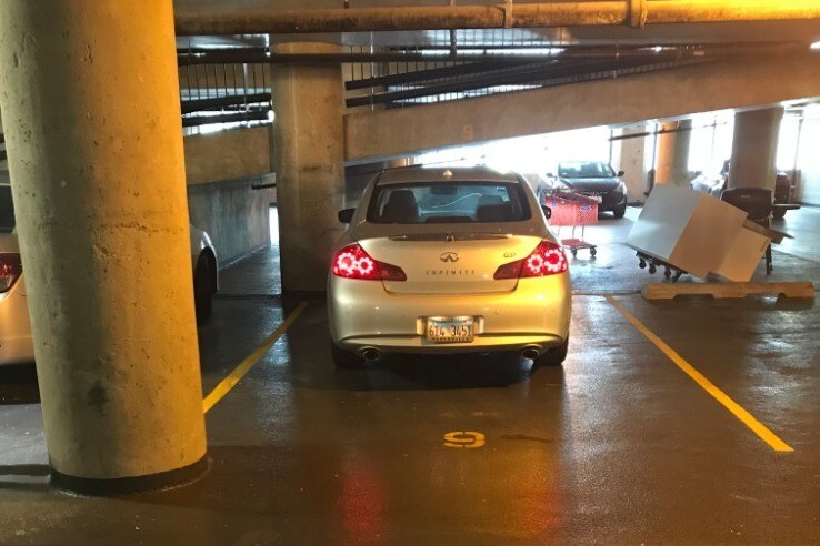 Spacious garage parking space - 320 E 21st St