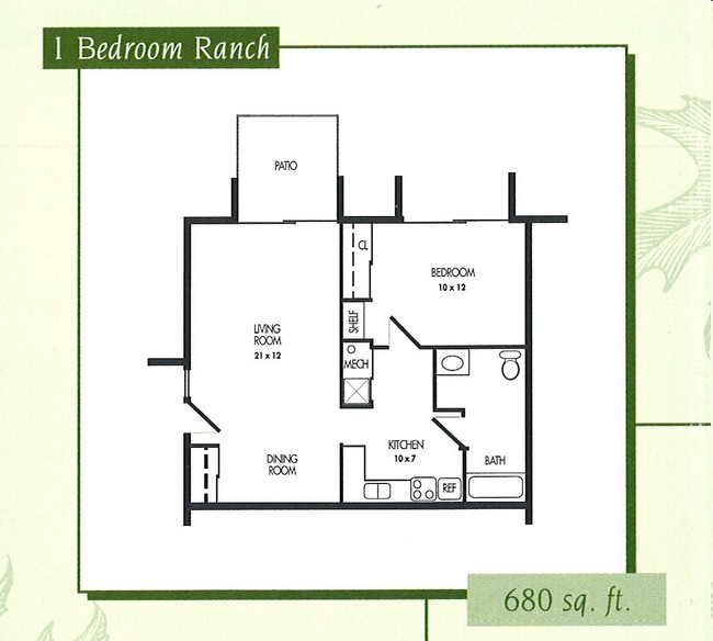 1BR/1BA - Arbor Pointe Townhomes