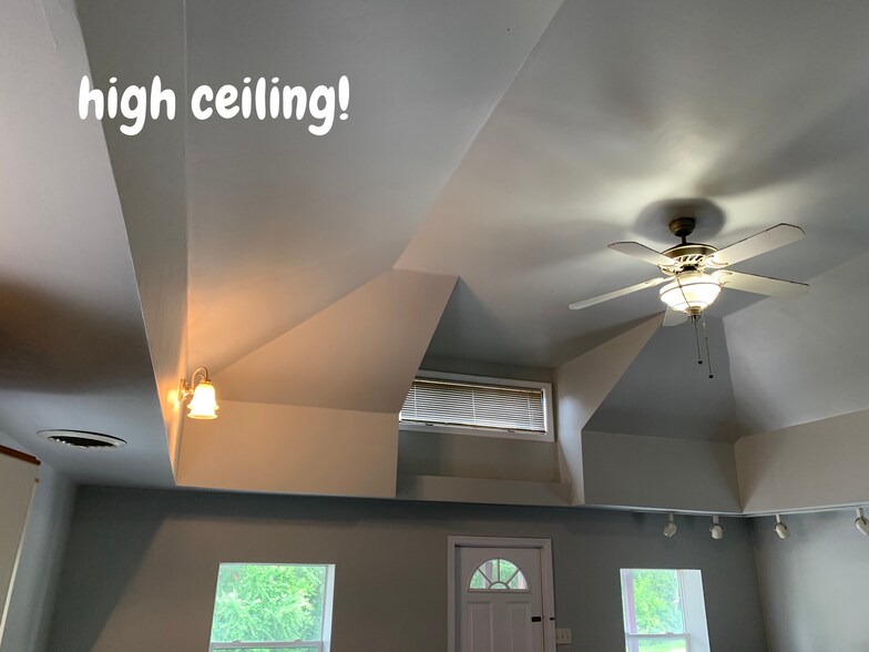 living/dining/kitchen ceiling - 1743 Portland Ave
