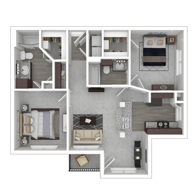 Floorplan - Lodge at Guadalupe Apartments LP