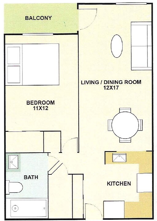 1BR/1BA - Westwood Terrace