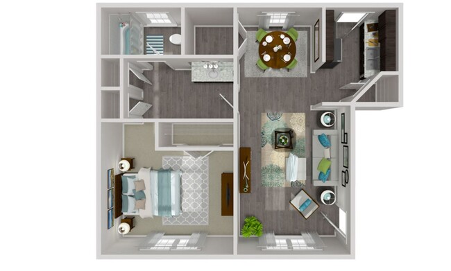 Floorplan - Flats at 235