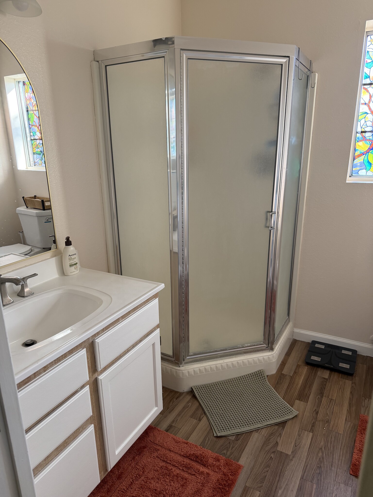 Bathroom sink and shower - 14902 Eastwood Ave