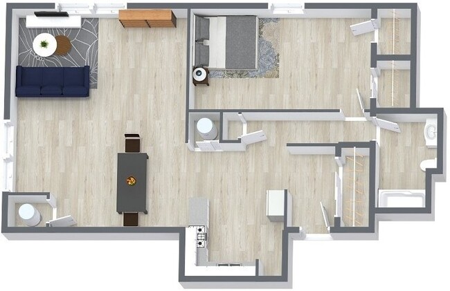Floorplan - Walnut Tower Apartments